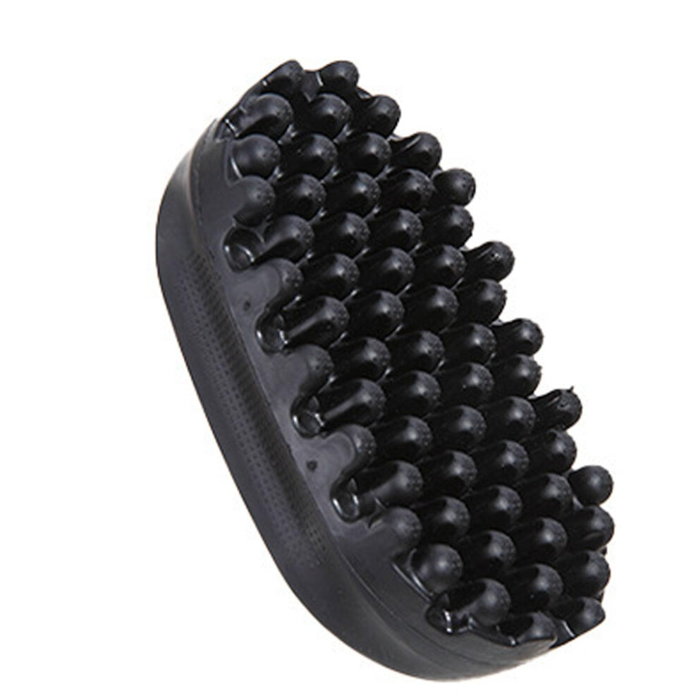 Curling Sponge Brush with Detangling Hair Comb, Oval Styling for Afro Twists and Braids, Washable