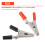 SODIAL(R) 10 Pcs 50mm Plastic Handle Test Probe Metal Alligator Clips 6