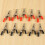 SODIAL(R) 10 Pcs 50mm Plastic Handle Test Probe Metal Alligator Clips 8