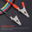 SODIAL(R) 10 Pcs 50mm Plastic Handle Test Probe Metal Alligator Clips 4