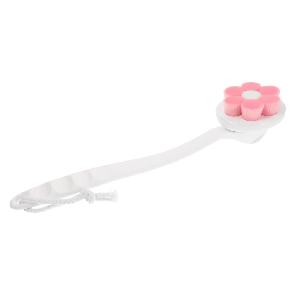 Long Handle Bath Brush and Back Scrubber for Women, Soft Bristles, Detachable for Shower and Exfoliating