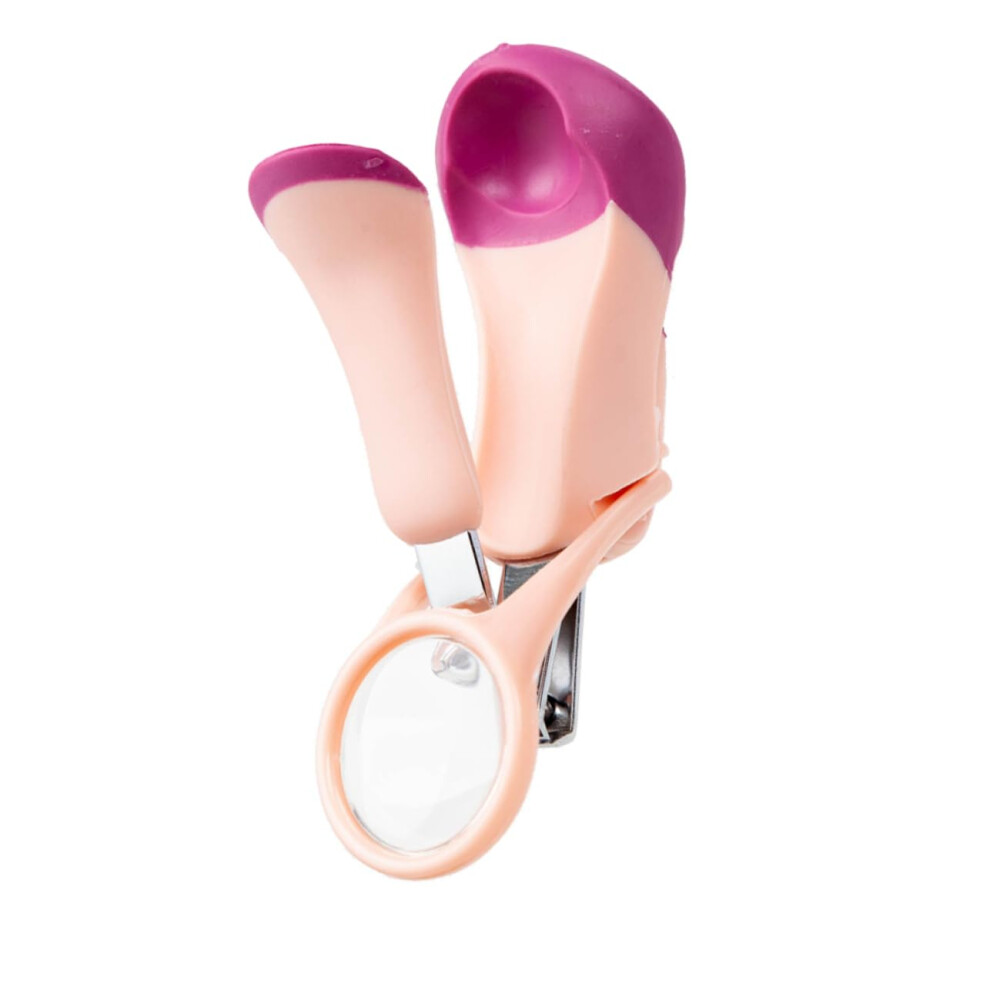 Baby Nail Clipper with Magnifier, Safe Infant Nail Trimmer, Ergonomic NonSlip Grip