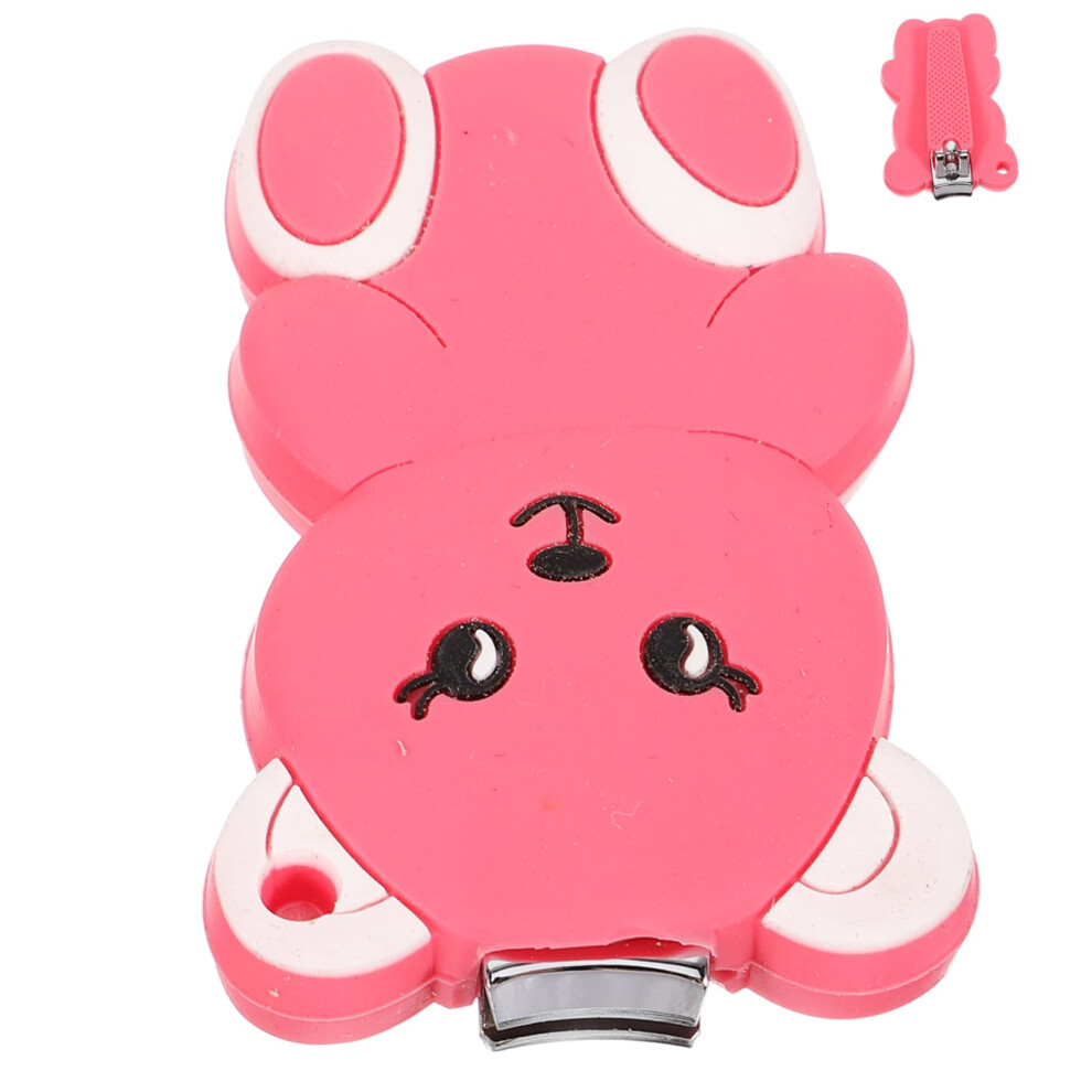 Baby Nail Clippers with Safety Guard and Silicone Grip for Newborns, Safe Curved Blade Design