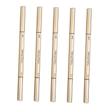 5 Pack DualEnded Eyebrow Pencil with Brush for Precision Brow Shaping and Natural Coverage