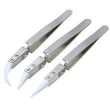 Juego de Pinzas de CeráMica con Pinzas Inversas de 3 Piezas: Resistentes una Altas Temperaturas, No Conductoras, Inoxidables