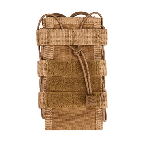 Compact Water Bottle Case Storage Pouch Convenient Hook-Brown