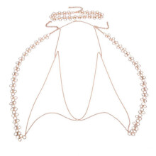 Gabhálais Choirp Faisin Seodra Snámha Sexy Seodra Slabhra Coirp Óir do Bhictíní Barr Crop Slabhra Bolg Boho Muince Slabhra Rhinestone Éadaí
