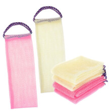 Back Scrubber 4Pack Long Strip Exfoliating Bath Towels for Adults Elderly Friendly Shower Use