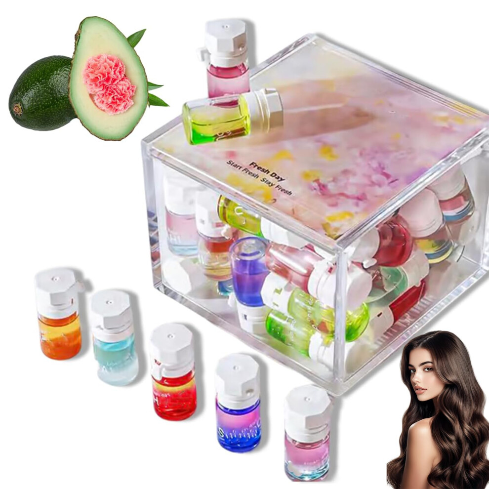Light Avocado Hair Perfume Oil 2 In 1 For Frizz Control, Deep Hydration And Longlasting Fragrance