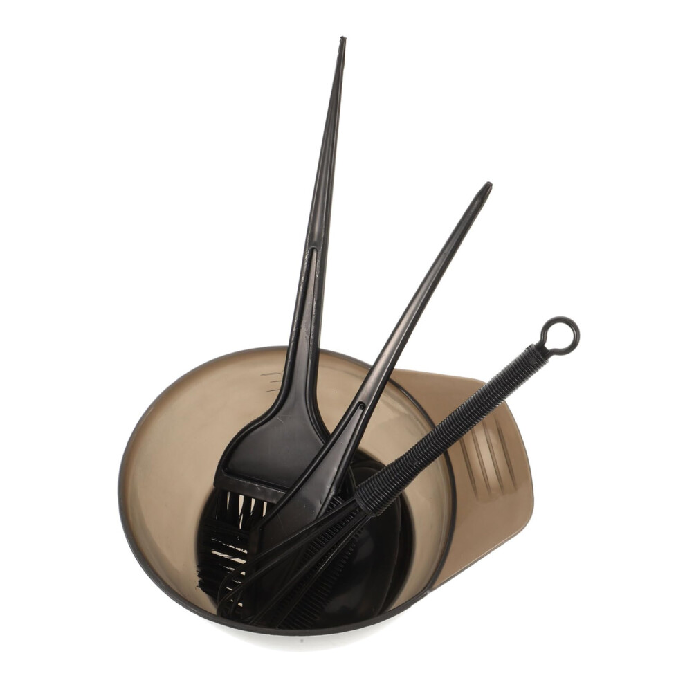 Professional Hair Dyeing Kit with Bowl Brush Ear Covers and Comb for Salon Hair Coloring