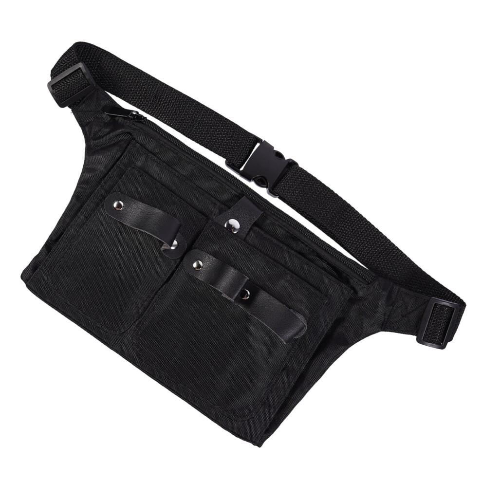 Barber Scissors Waist Bag With Large Capacity, Multiple Compartments Hairdressing Tool Pouch 9187378187517