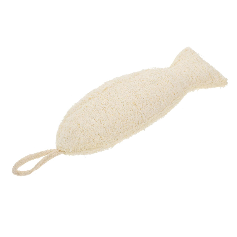 Loofah Back Scrubber DoubleSided Cartoon Bath Towel for Gentle Exfoliation and Rich Foam