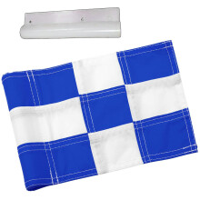 High Contrast Golf Targets Flag Durability For-Blue and white
