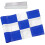 High Contrast Golf Targets Flag Durability For-Blue and white 1