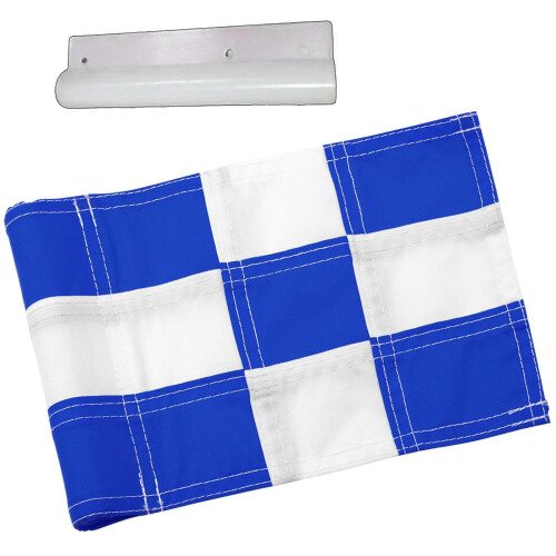 High Contrast Golf Targets Flag Durability For-Blue and white