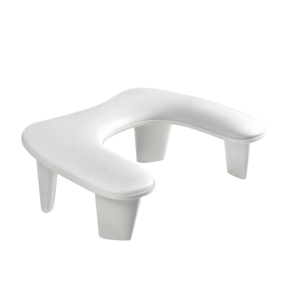 UShaped Nail Arm Rest for Manicures, Detachable PU Leather Stable Hand Support Stand