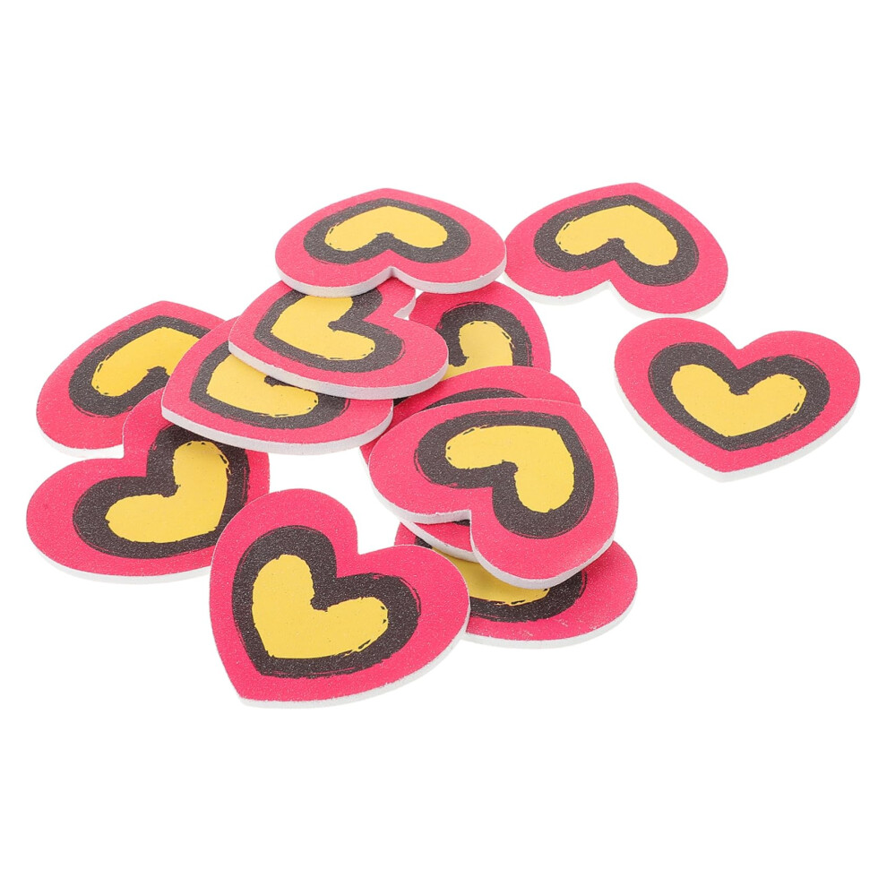 20pcs Heart Nail Buffer Blocks and Manicure Nail Files for Precise Shaping and Smooth Finish