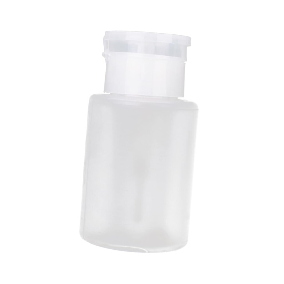 150ml Nail Polish Remover Pump Bottle with LeakProof Acetone Dispenser for Salon Nail Prep