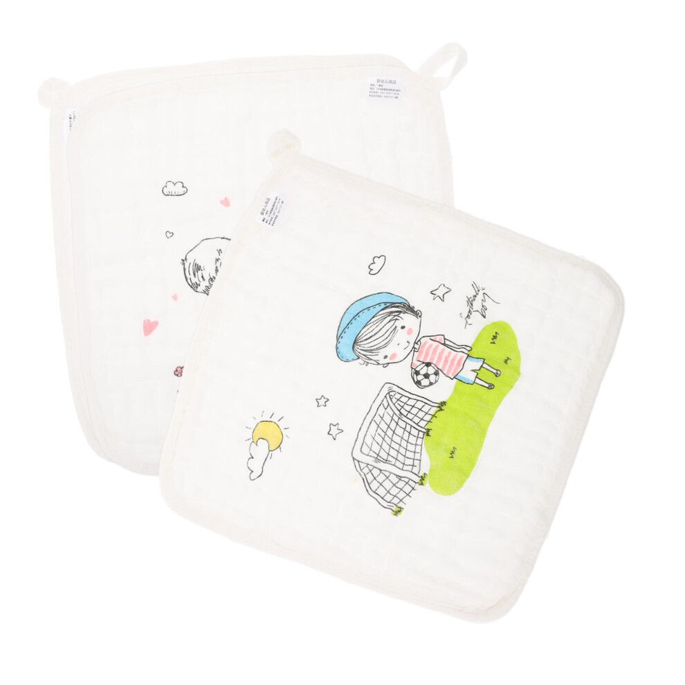 Baby Washcloths Soft Cotton Face Towels for Sensitive Skin Boys and Girls Reusable 3pcs