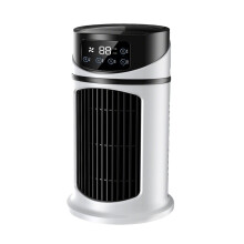 Portable Air Conditioner Rechargeable Air Cooler with 7Color LED, Quiet 3Speed USB Humidifying Fan for Office Dorm Camping