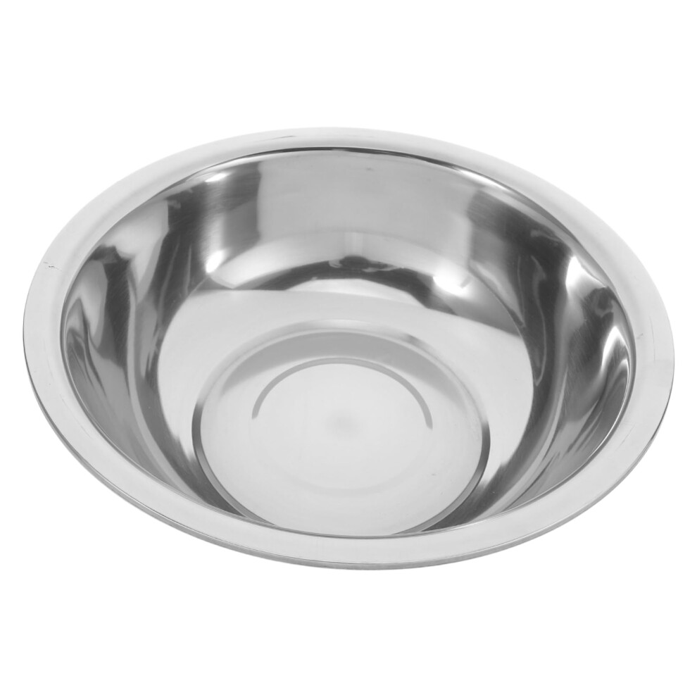 Stainless Steel Foot Soak Basin with Deep Capacity for Pedicure, Face Wash and Laundry Use