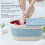 Foot Soaking Tub with Foldable SpaceSaving Design, Durable Plastic Basin for Home Spa Pedicure 5