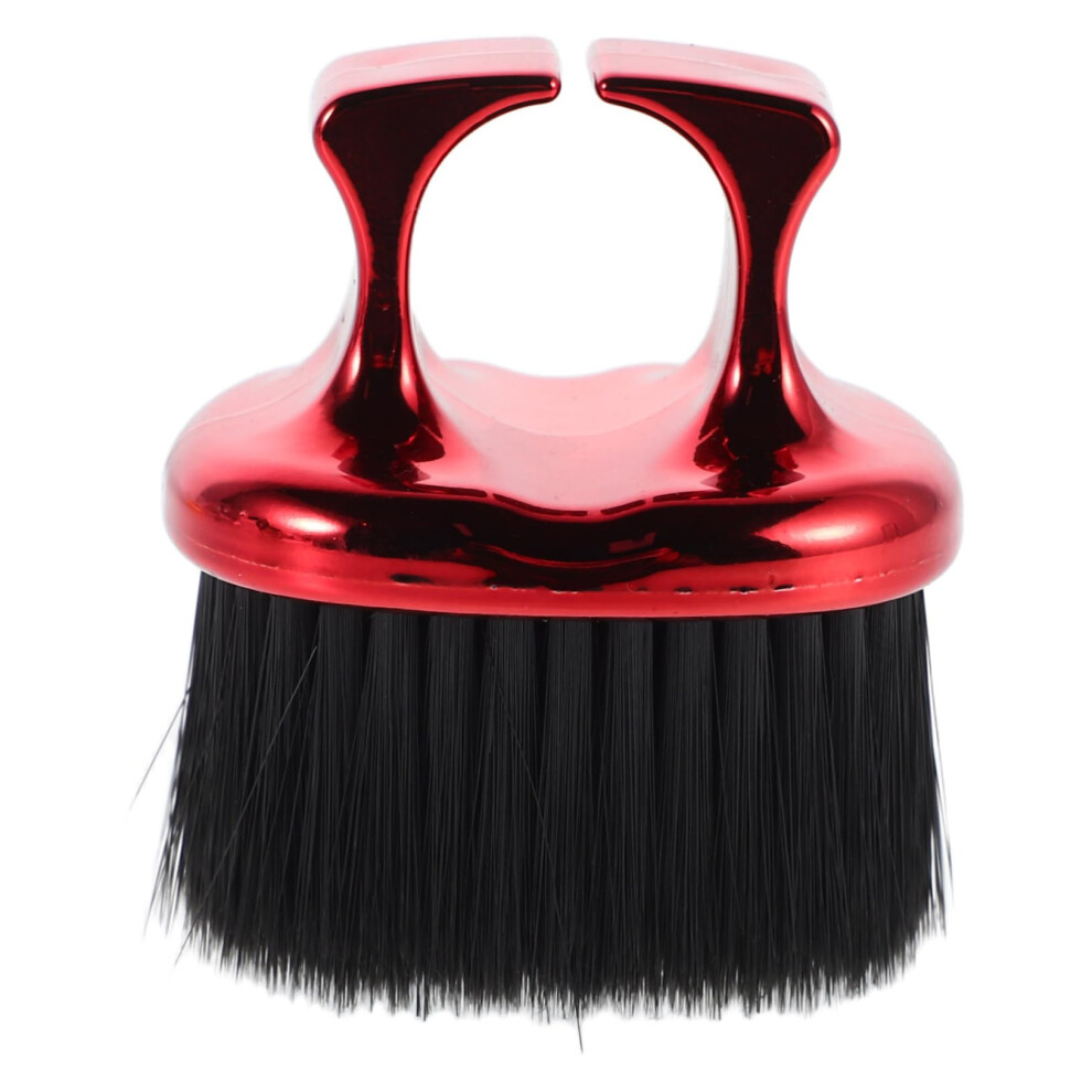 Beard and Mustache Brush with Soft Bristles, Ergonomic Knuckle Grip for Men's Grooming and Travel