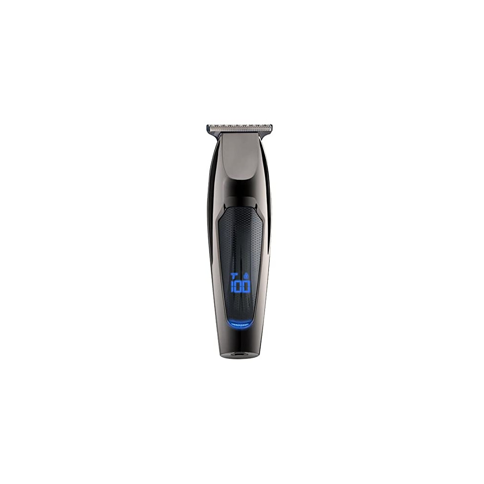 Hair Clippers Cordless Waterproof with LED Display, Zero Gap Steel Barber Trimmer, 6 Combs