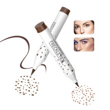 Freckle Pen Waterproof Dual Color Light and Dark Brown for Natural Looking Fake Freckles