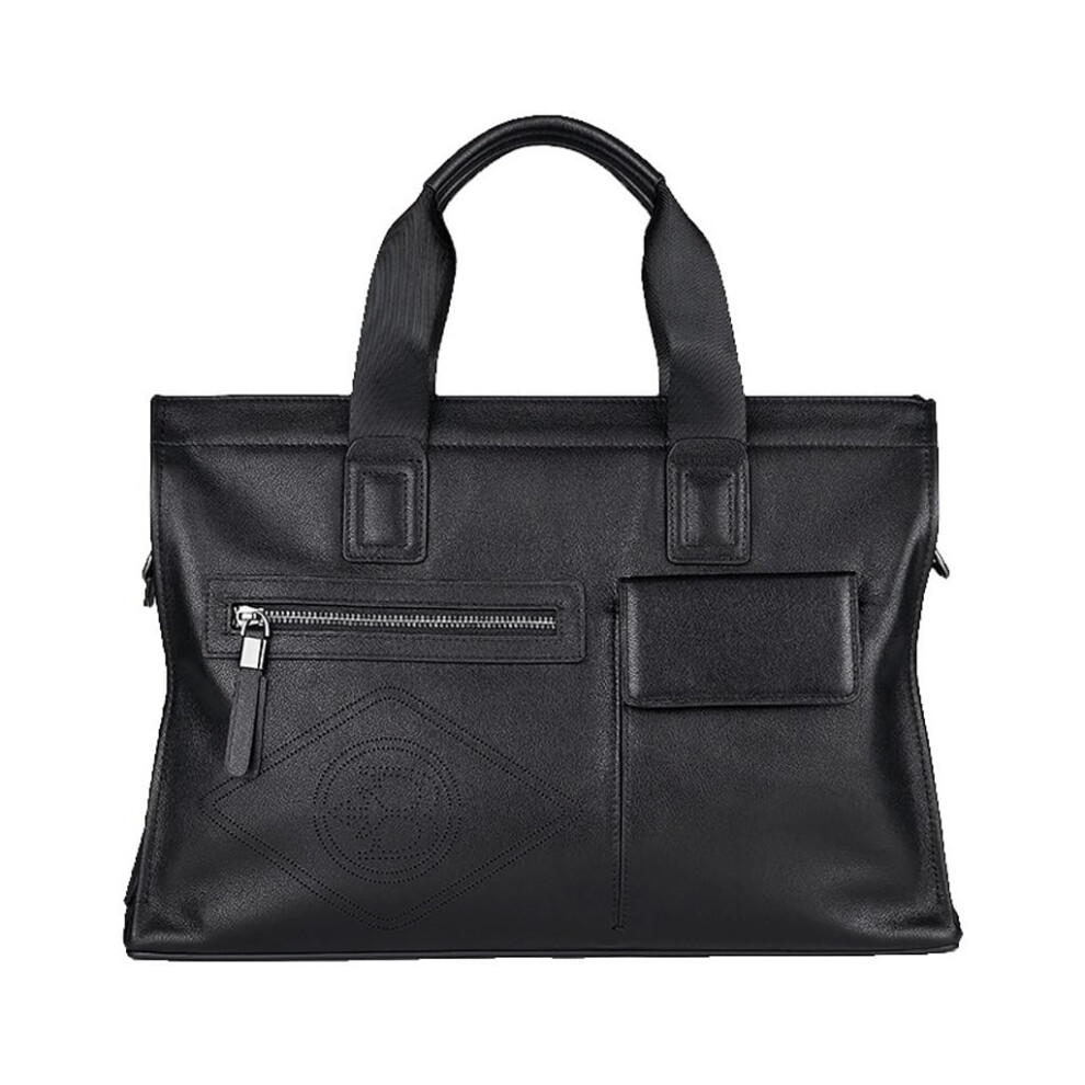 Laptop Compatible Multifunctional Handbag Computer Bag For Business Large Capacity Briefcase Crossbody Backpack 9187378289372