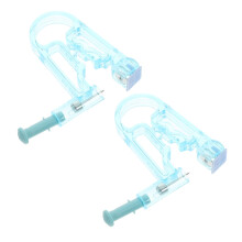 Ear Piercing Kit 2pcs Disposable Gun with Studs Single Use Design for Home or Travel