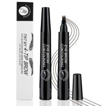 2PCS Eyebrow Tattoo Pen Waterproof Microblading Brow Pencil with MicroFork Tip for Natural Brows