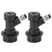 Ball Lock Disconnect MFL Thread Set For Isolated Pedal Power Supply, Compact Keg Couplers For Quiet Beer Dispensing Systems