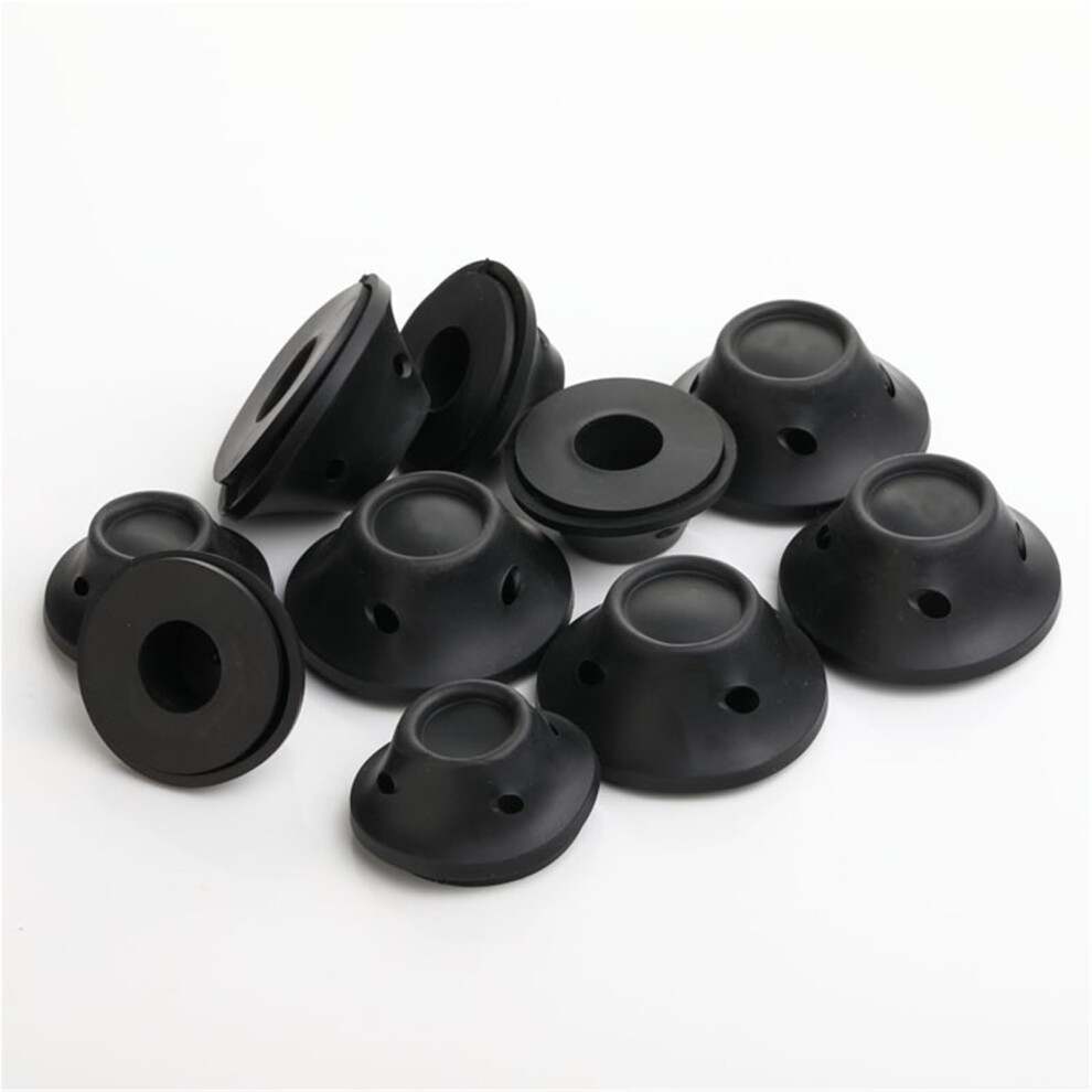 Black Heatless Hair Curlers Set, Reusable Silicone Hair Rollers For Natural Waves, 20Pcs 10S10l