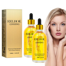 Ginseng Niacinamide Facial Essence 200ml AntiWrinkle Hydrating Serum for Brightening Skin