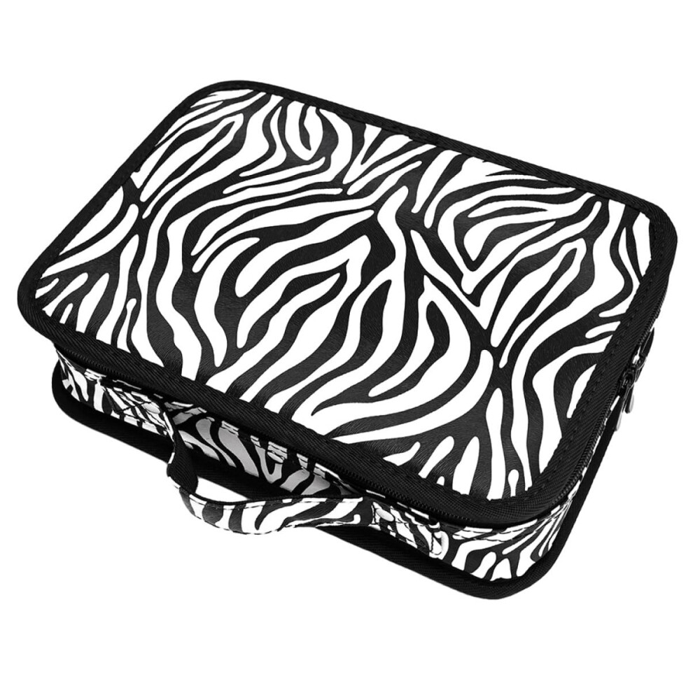 Professional Barber Tool Organizer Clipper Case with Padded Protection and Multiple Compartments