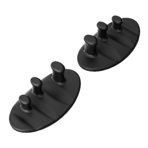 Tear Resistant Rubber Hand Protectors Flexible Weights-Black