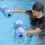 1Pair Water Dumbbells for Pool Resistance Training-Blue 6