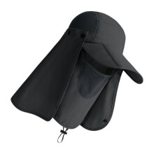 Sun Protections Hat Fishing Hat Wide Brim with-Dark gray XMZ279