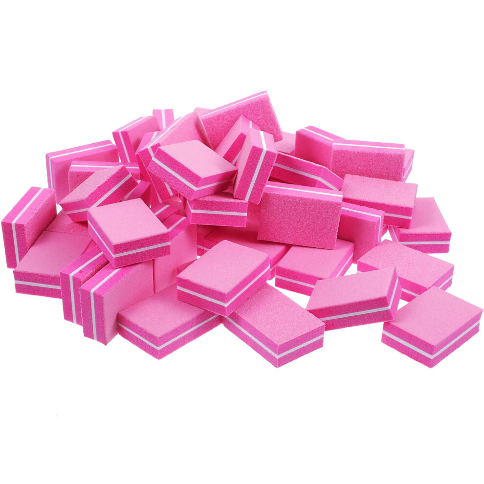 50pcs Double Sided Nail Buffer Block Sponge File for Manicure Pedicure Fingernail Toenail Shaping