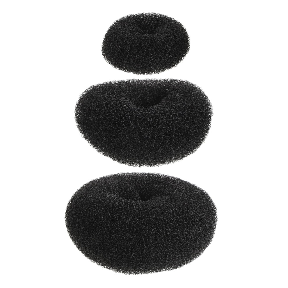 Hair Bun Maker Set, Nylon Hair Donut for Fast Styling and Versatile Updos, 3pcs for All Occasions