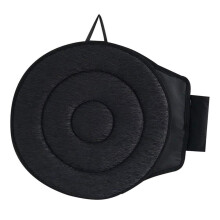 360 Degree Rotation Cushion Car Seat Foam Memory Foam Mat Black Mobility Aid Revolving Swivel Cushion