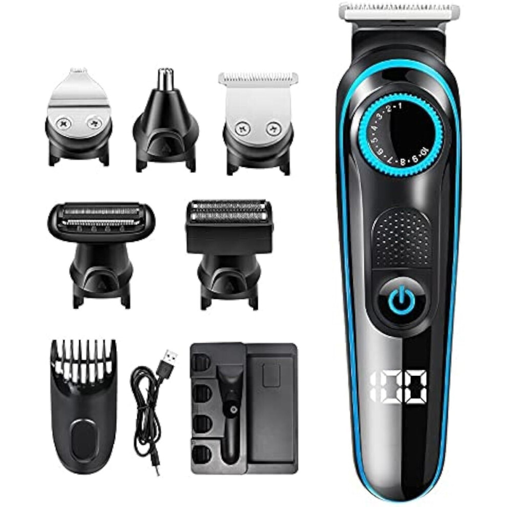 Hair Clippers for Men and Beard Trimmer with Precision Blades, Low Noise, USB Rechargeable
