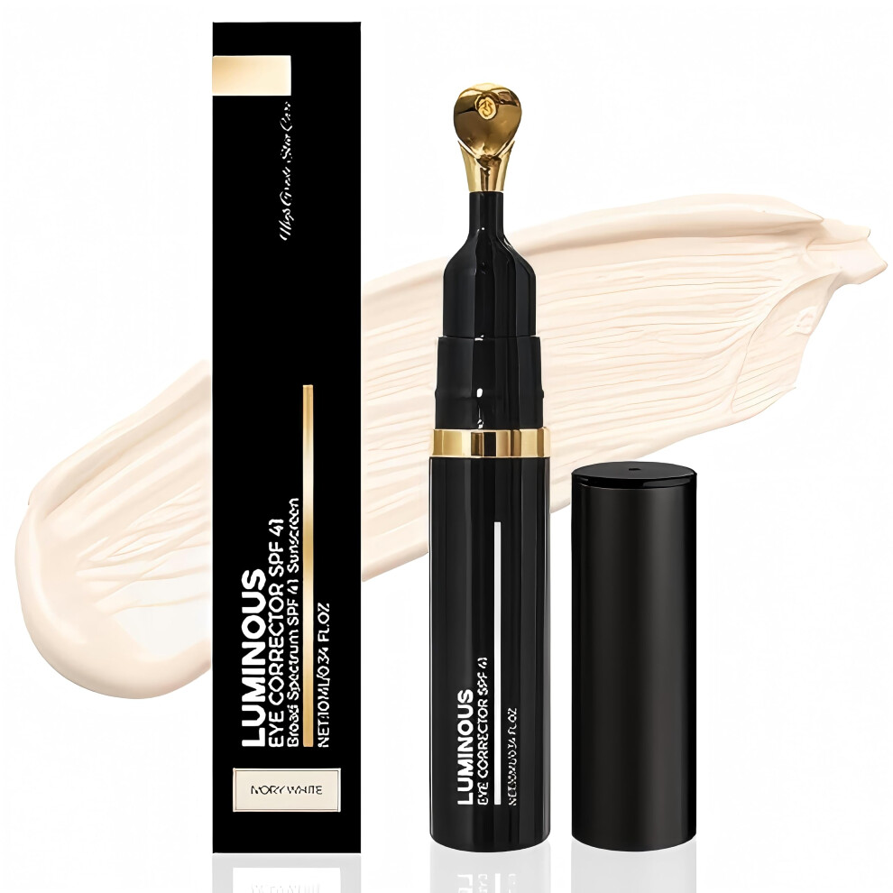 Ivory White Under Eye Corrector SPF 41 for Dark Circles with Luminous Hydrating Coverage