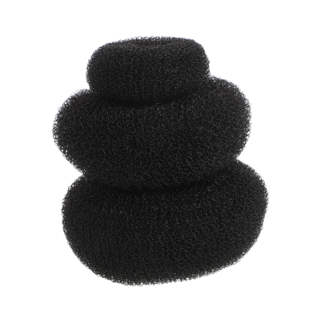 Unisex Hair Donut Bun Maker Soft Nylon Shaper For Thin Hair Fast Styling Multisize Pack For Women And Girls