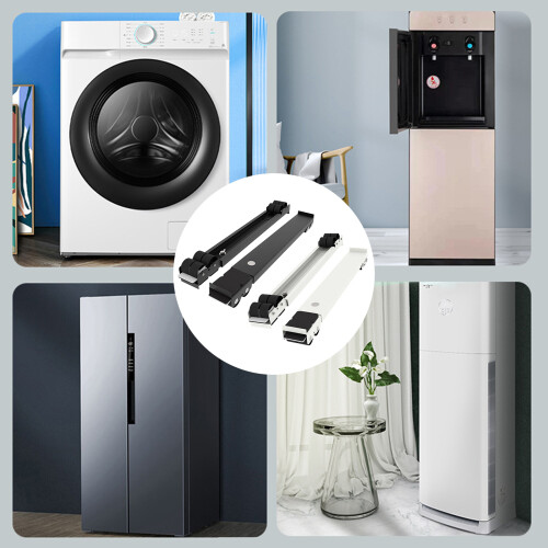 2Pcs Washing Machine Base Extendable Laundry Base Heavy Duty-2 2