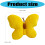 Decorative Butterfly Pillow Soft Plushes Cushion for- Yellow 4