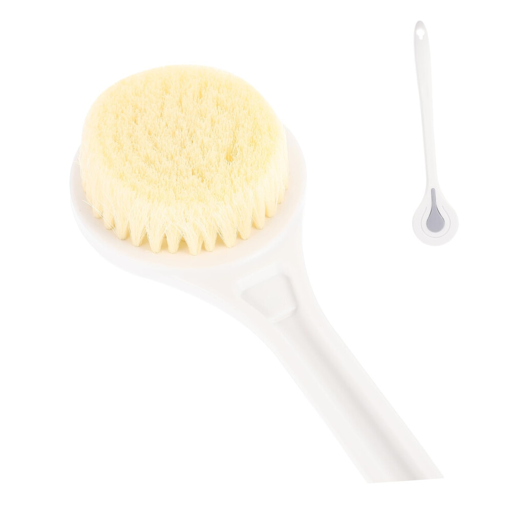 Back Scrubber with Long Handle and Soft Bristles, Body Brush for Shower and Hard to Reach Areas