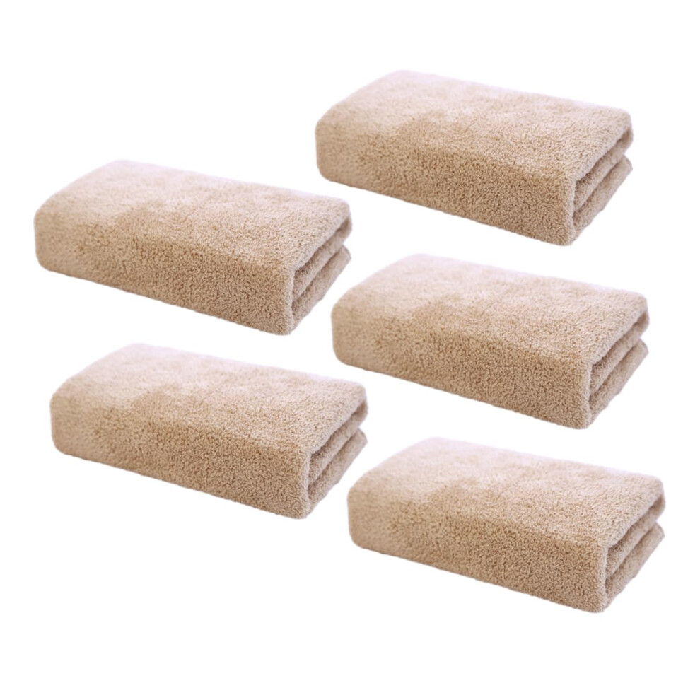 5pcs Microfiber Makeup Remover Towels Quick Dry Soft Absorbent Facial Cleansing Washcloths for Travel