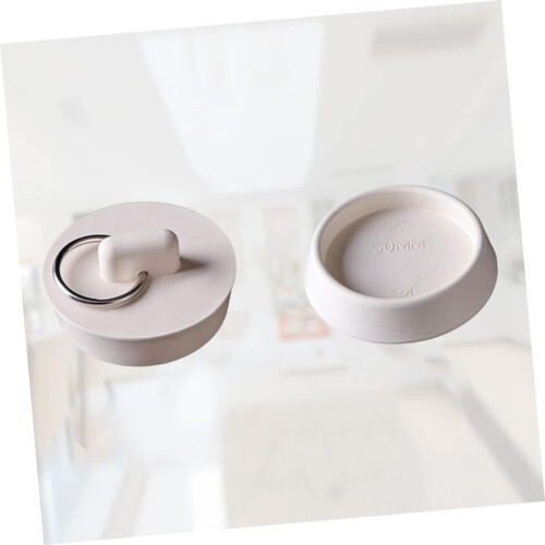 Universal Rubber Sink Stopper Set with Hanging Ring for Kitchen Bathroom Basin Laundry 2